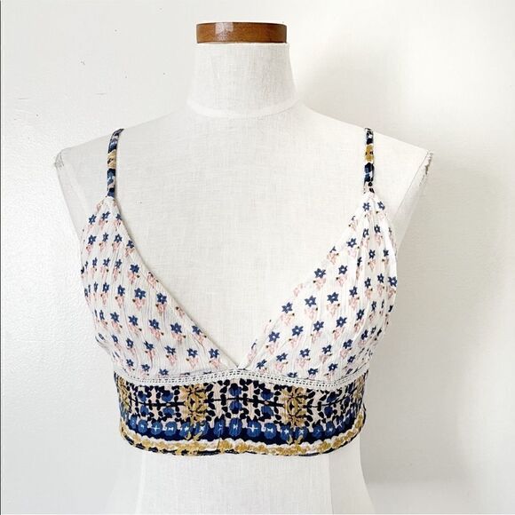 Free People Kya Two-Fer Slip Tunic Bralette & Mini Dress  Size SP - Picture 3 of 9